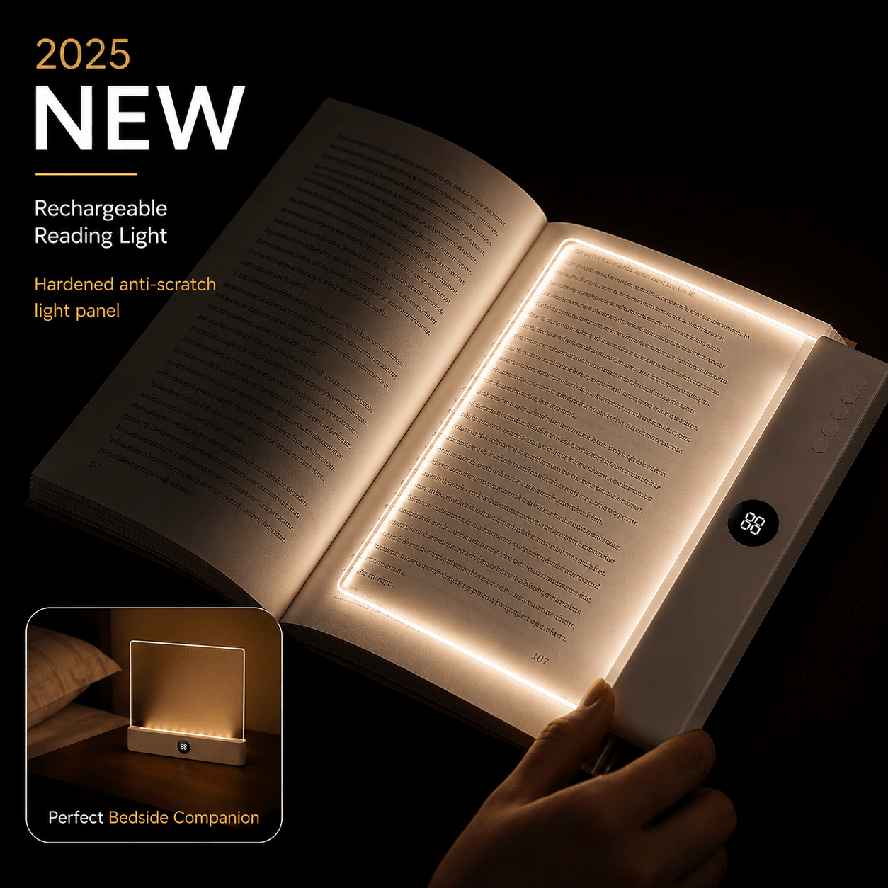 LumiRead™ Rechargeable Clip-On Reading Light