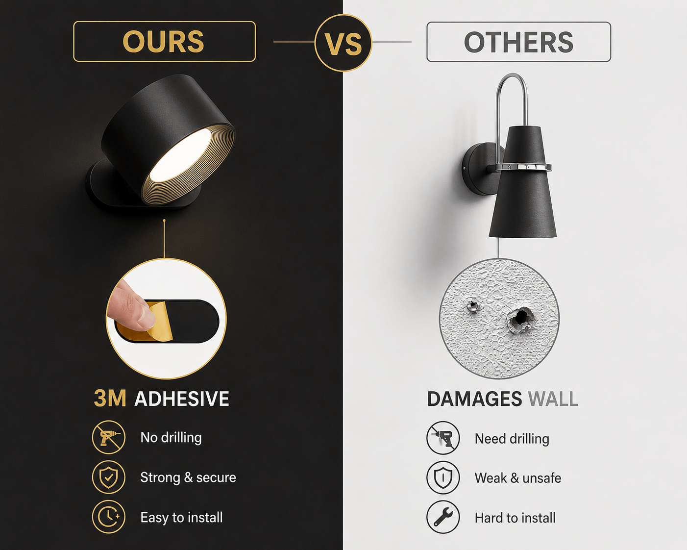 LumiGlow™ Magnetic Smart Wall Light