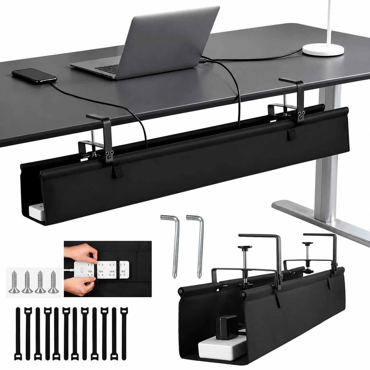 CableVault™ Under Desk Cable Management Tray