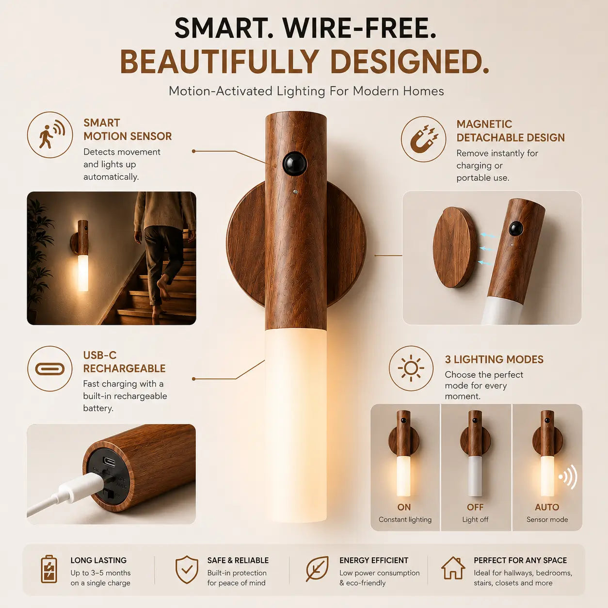 Magnetic Motion Night Light