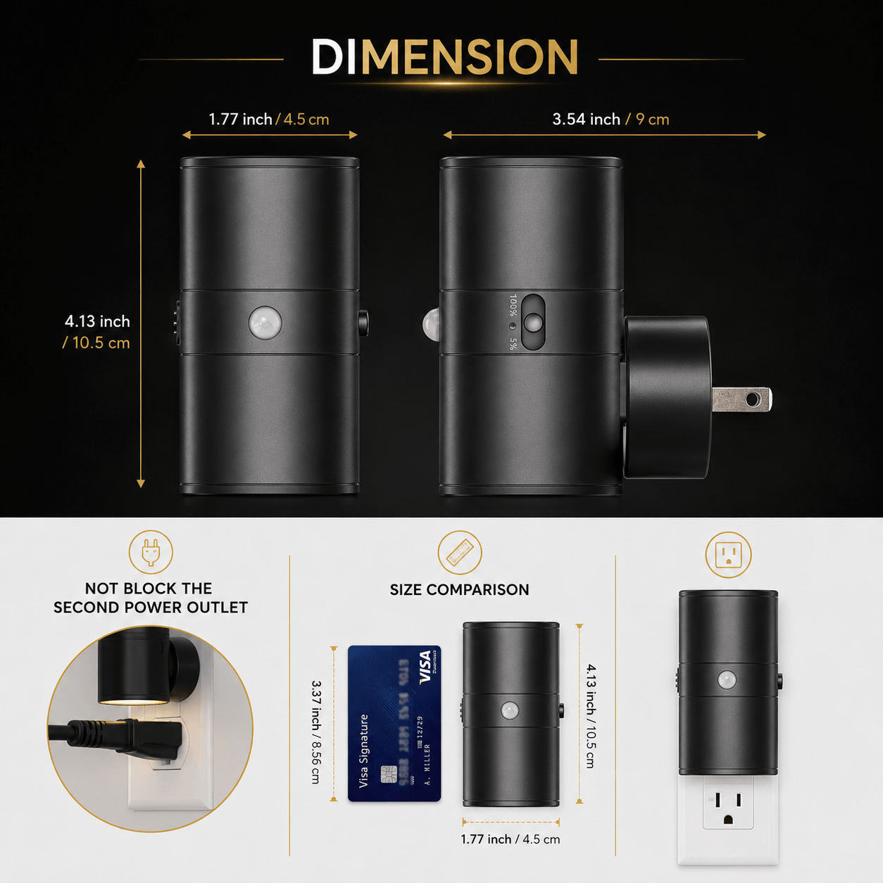 LumiPlug™ Smart Motion Sensor Plug-In Night Light