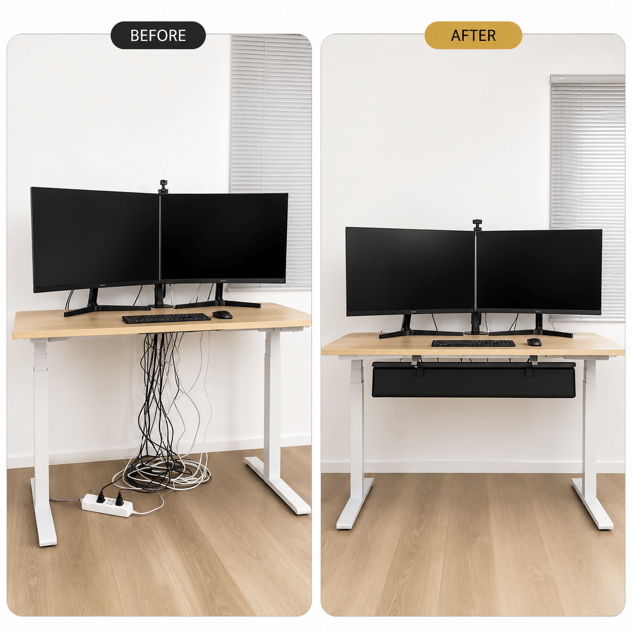 CableVault™ Under Desk Cable Management Tray