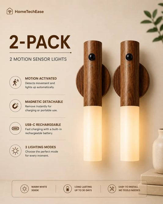 2 Lights – Cover Hallway + Bedroom