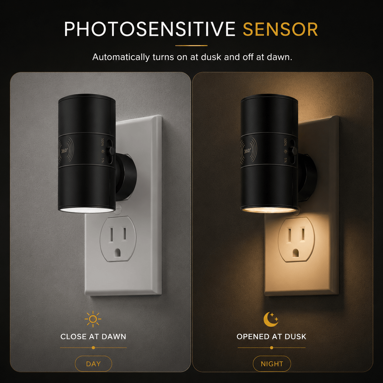 LumiPlug™ Smart Motion Sensor Plug-In Night Light