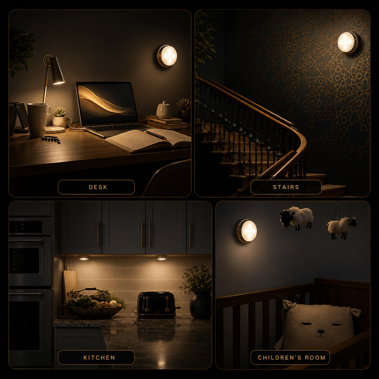 LumiPuck™ Motion Sensor Light Set (3 Pack)